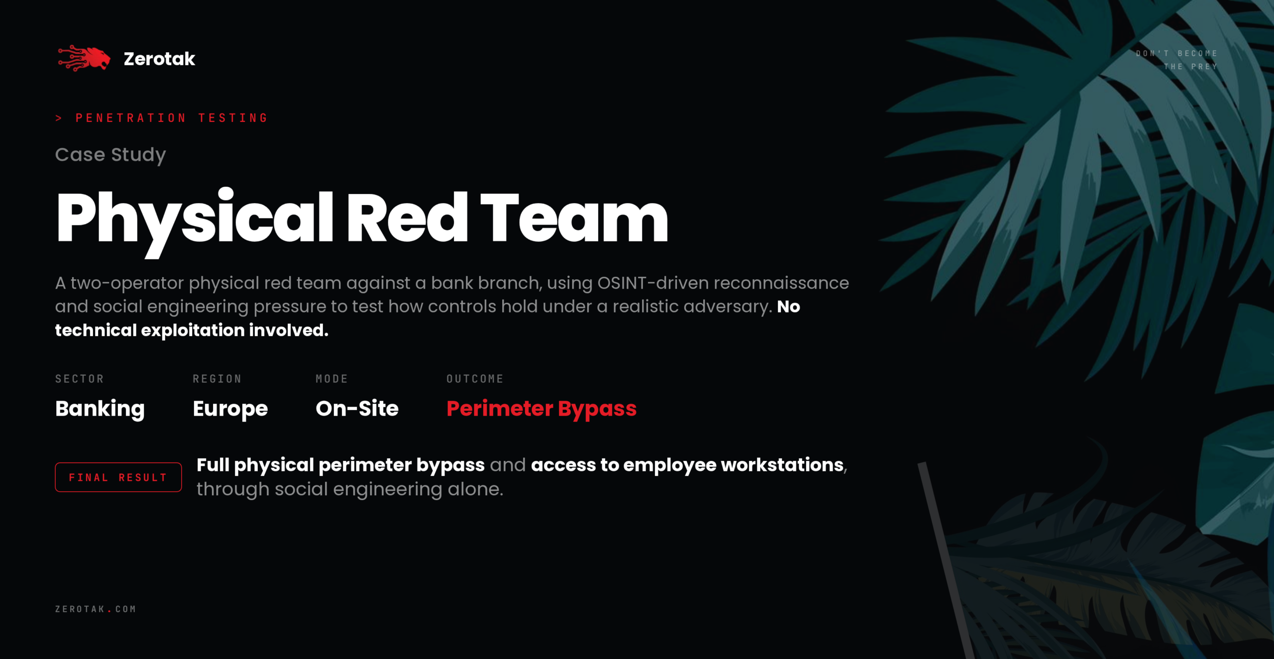 overview Case Study Red Team